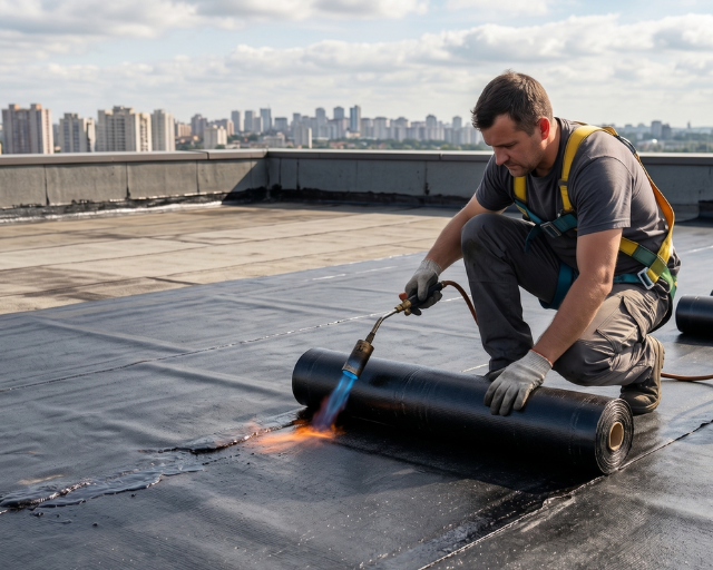 Impermeabilização de Telhados Planos (Tela Asfáltica)