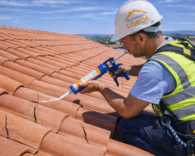 Impermeabilização em Telhas Danificadas